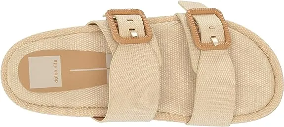 Women Strap Wheat Coryn Curated collection Vita Raffia Safe payments Dolce On Platform Fashion Double Sandal Slip