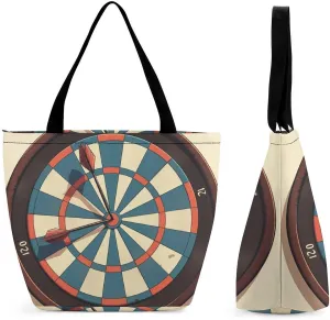 Women's Handbags Arrow Target Board Shopping Bag Leather Tote Bag Satchel Bags