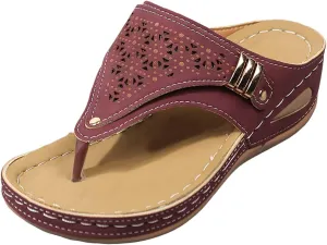 Women's Sandals Women Shoes Wedge Heel Platform Sandals Stylish Correctable Bohemian Beach Nine Sandals for Women Size 8
